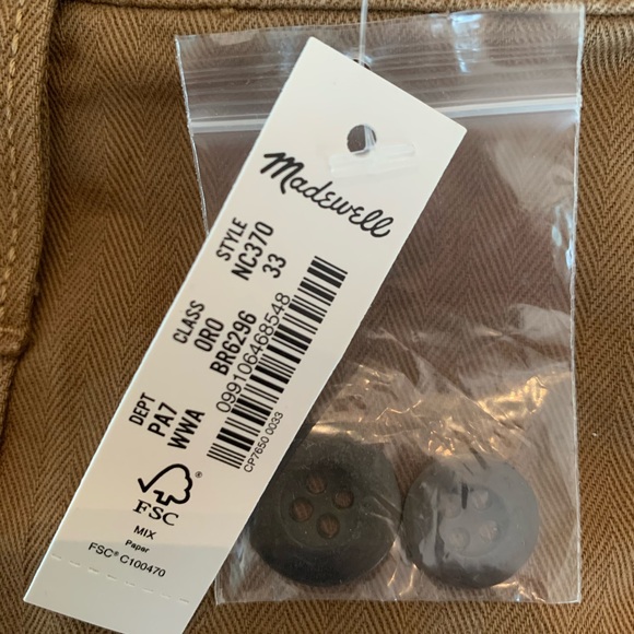 Madewell the curvy perfect vintage straight workwear pants - Picture 2 of 6